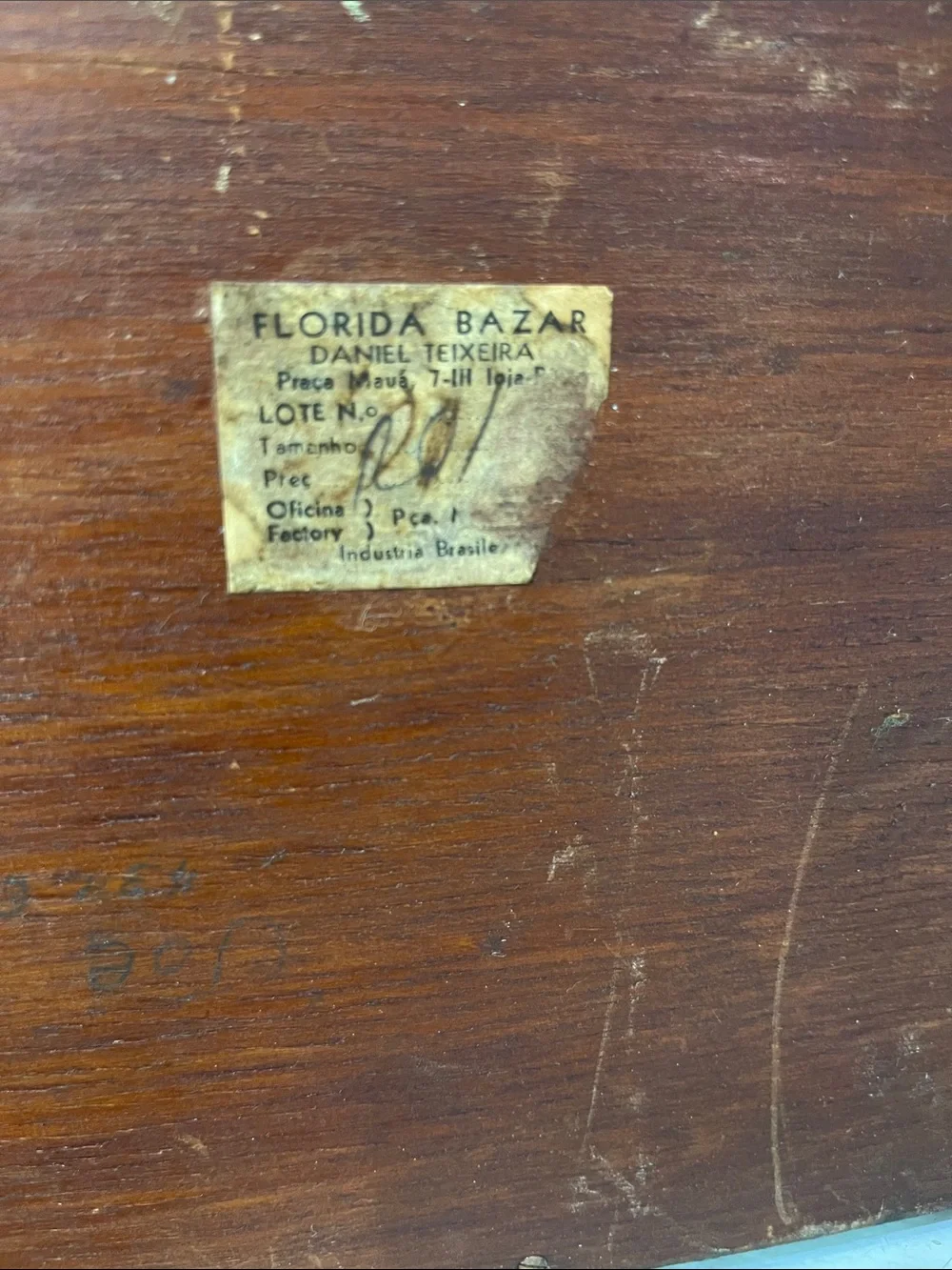 Vintage  Daniel Teixeira Wooden Tray,  Rio De Janeiro Iridescent